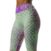 Honeycomb Hurdle Texture Yoga Leggings